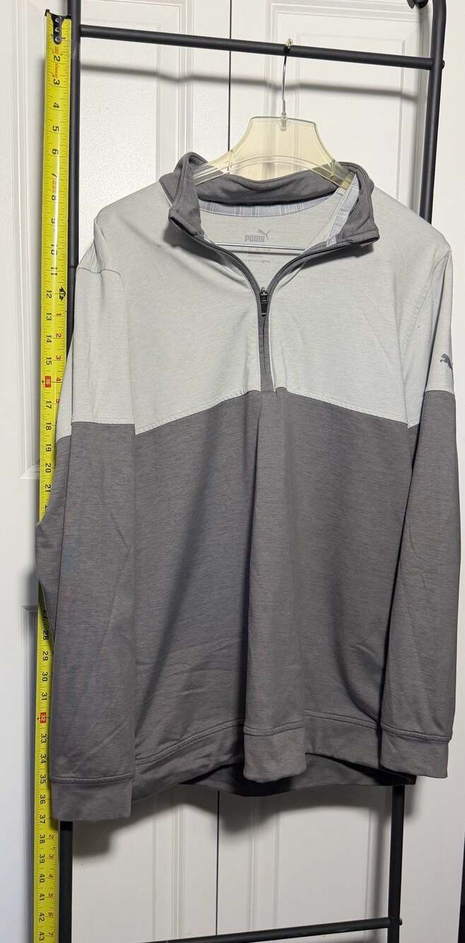 Puma Golf Cloudspun Colorblock 1/4 Zip Pullover
